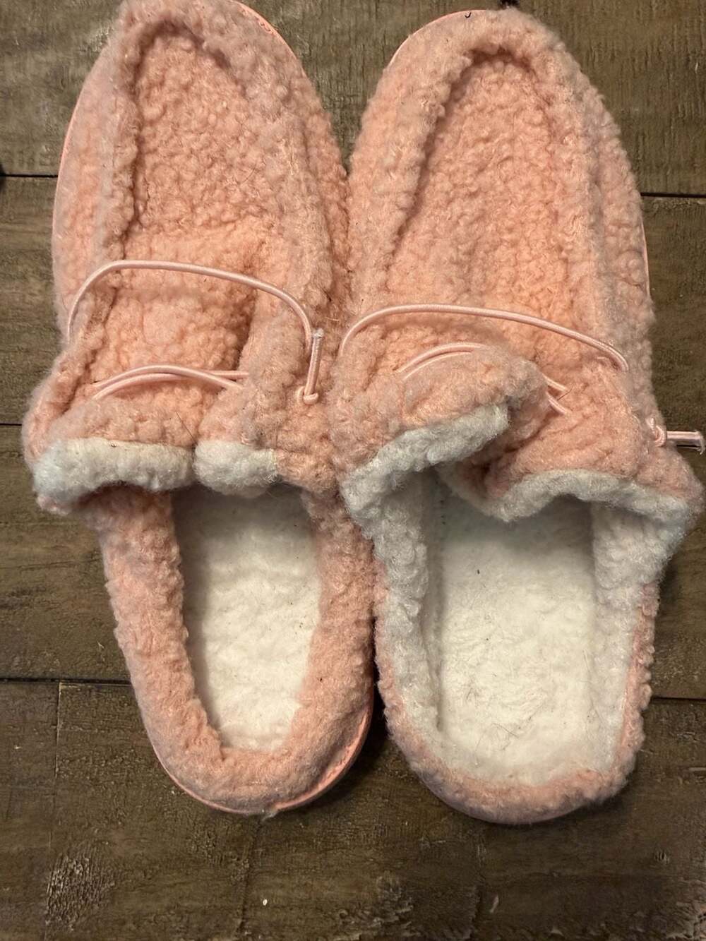 Women's Fuzzy Teddy Fleece Slip-On Loafer Slippers